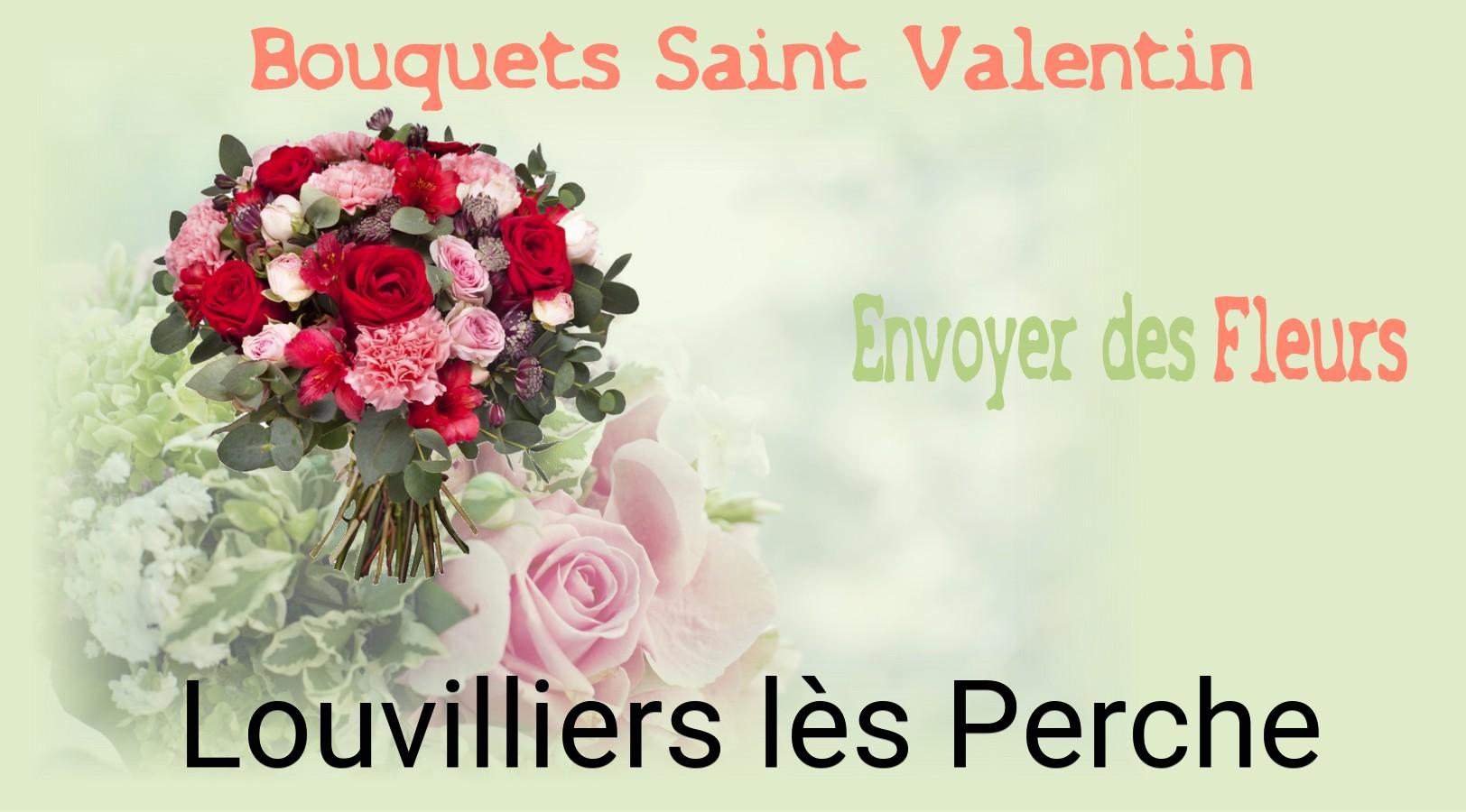 Roses de Saint-Valentin livrées à Louvilliers-lès-Perche